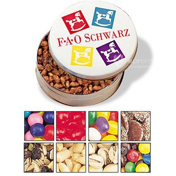 Promotional A classic tin filled with your choice of assorted candy or treats.