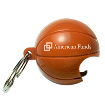 Promotional These basketball shaped key chains are a perfect giveaway.