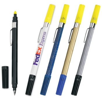Promotional One of our most popular highlighter and pen combinations.