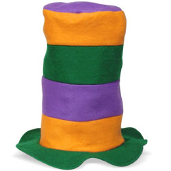 Promotional Fun, tall hat in multi-colors.