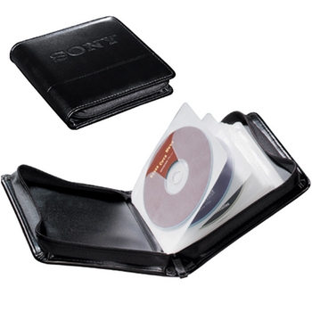 Promotional Holds 24 CD/DVDs in a sleek zippered case