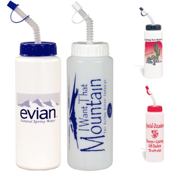 Promotional A popular sports bottle with a flexible straw