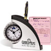 Promotional Axis Quartz Analog Alarm Clock with Logo