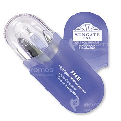 Promotional Always be prepared with this manicure set, perfect for business travel.