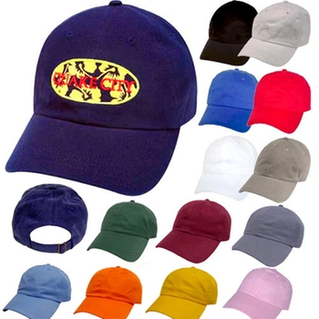 Promotional The best embroidered hat deal on the planet! This is our bestselling promotional cap, great quality, a great value and over a dozen colors to choose from. If you're looking for a promotional hat, look no further!