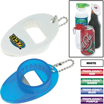Promotional Pocket sized four-in-one opener.