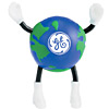 Promotional Globe Man Stress Ball with Logo