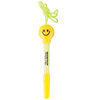 Promotional Smiley Face Bubble Blower Pen with Logo