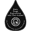 Promotional Flexible Magnet - Droplet with Logo
