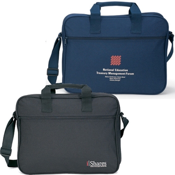 Promotional A professional portfolio briefbag with convenient outside pocket and strap.