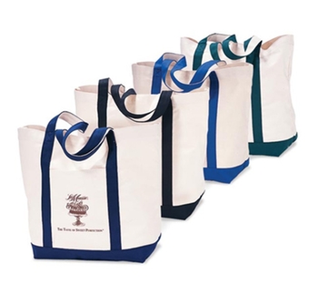 Promotional Large all purpose carry-alls are always in demand. Made of 14 oz. cotton canvas.