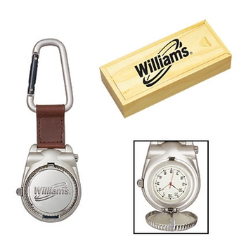 Promotional Classy clip-on watch that makes sure your logo goes where they go.