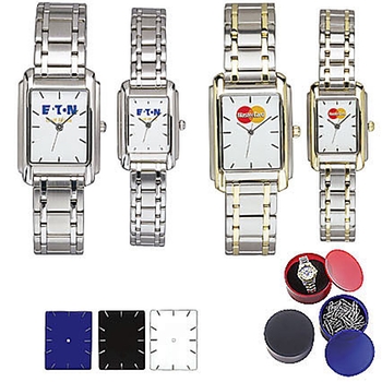 Promotional European styling and sophistication make this Riviera watch an elegant choice as a promotional gift.