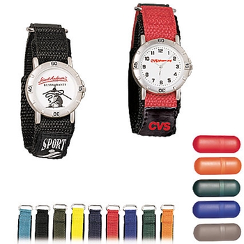 Promotional This woven-band Sports Watch has proven to be a best seller for today's more casual promotional programs.