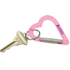 Promotional Carabiner Keyholder - Heart with Logo