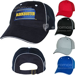 Promotional Light weight brushed cotton twill cap with structured construction.