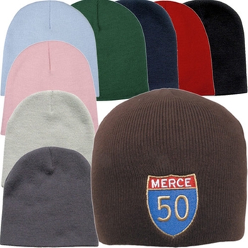 Promotional This 100% acrylic watchman cap is popular for working and relaxing outdoors.