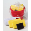 Promotional Car Wash Kit with Bucket, Sponges, and Polishing Cloth with Logo
