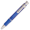 Promotional Translucent Plunger Rubber Grip Pen with Logo