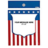 Promotional Litter Bag - Patriotic Theme - 9" x 12" with Logo
