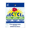 Promotional Litter Bag - Global Environmental Theme - 9" x 12" with Logo