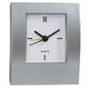 Promotional Square Desk and Travel Alarm Clock with Logo