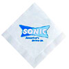 Promotional 2-Ply White Beverage Napkins - 5" x 5" with Logo