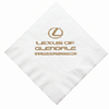 Promotional 2-Ply Facial White Recycled Luncheon Napkins - 6.5" x 6.5" with Logo