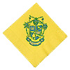 Promotional 2-Ply Color Luncheon Napkins - 6.5" x 6.5" with Logo