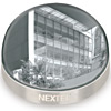Promotional MoMA Photo Dome Paperweight - 3.3" dia with Logo