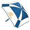 Gellas ™ Auto Open Vented Square Golf Umbrella with Gel Filled Handle by ShedRain ® - 62"