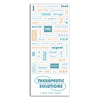 Promotional 4 Color Process Message Magnet - Healthcare Words with Logo