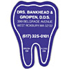 Promotional Specialty Shaped Magnet - Tooth with Logo