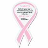Promotional Awareness Ribbon Magnet - 4 Color Process with Logo