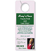Promotional Business Card Door Hanger with Logo