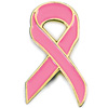 Promotional Breast Cancer Awareness Lapel Pin with Logo
