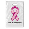 Promotional Breast Cancer Awareness Ribbon Take Home Bags - 9" x 13" with Logo