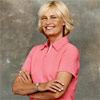 Promotional Stretch Polo Shirt by Devon & Jones Pink ® - Women&prime;s with Logo