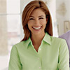 Promotional Noble Pima Oxford Button Down Shirt by Devon & Jones ®  Women&prime;s with Logo