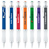 Promotional Translucent Curly Clip Grip Pen with Logo