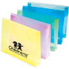 Promotional Polypropylene Gusseted Horizontal Hook and Loop Closure Envelope with Logo