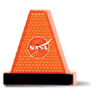 Promotional Light Up Blinking Button - Cone with Logo