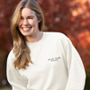 Promotional Midweight Crewneck Sweatshirt by JERZEES ® - Neutrals with Logo