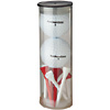 Promotional 2 Golf Balls & Tees in Clear Tube Container with Logo