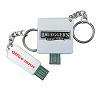 Promotional Web Key Website Launcher Keychain with Logo
