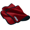 Promotional Fleece Scarf with Black Piping with Logo