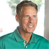 Promotional Solid Malvern Jersey Polo Shirt by Devon & Jones Blue ® with Logo