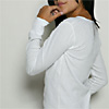 Promotional Baby Thermal Long Sleeve T-Shirt by American Apparel ® - White with Logo
