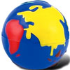 Promotional Multi-Color Globe Stress Ball with Logo