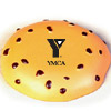 Promotional Chocolate Chip Cookie Stress Ball with Logo